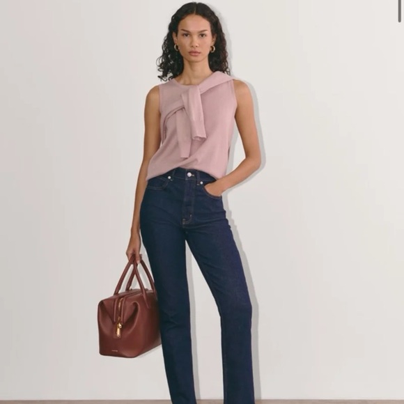 Everlane The Classic Tank in Cashmere Cream 
size Medium - Picture 4 of 12